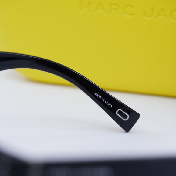 Marc Jacobs MARC 119/S 0807 9O Square Sunglasses - Black\Dark Gray Gradient - Picture 8 of 10